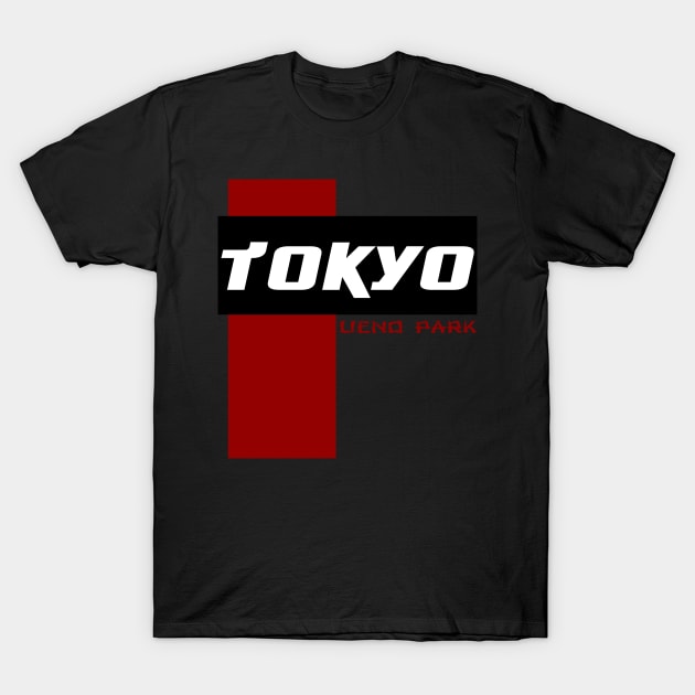 ueno park tokyo T-Shirt by japan typo art